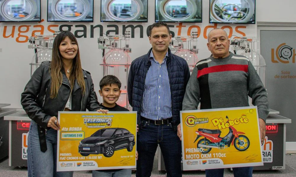 Entregan premios del Telebingo Chubutense