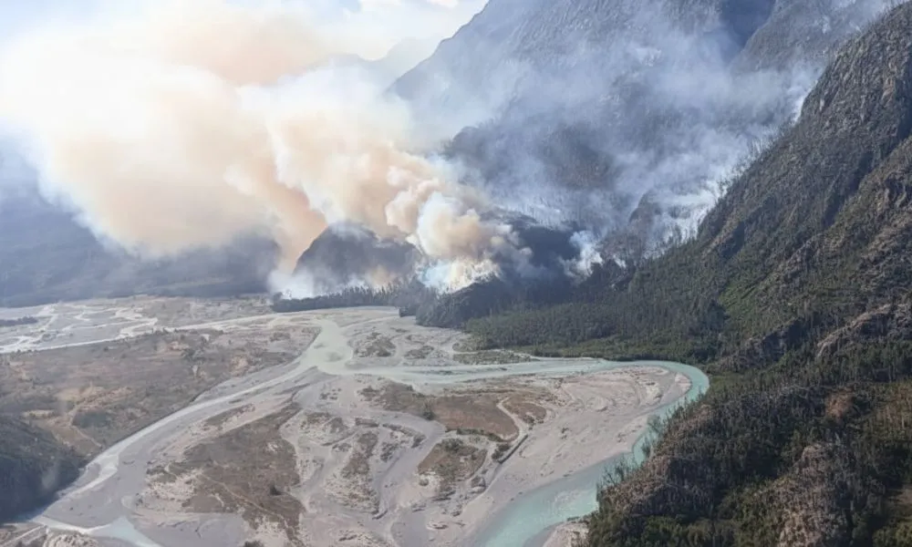 Incendio en El Turbio