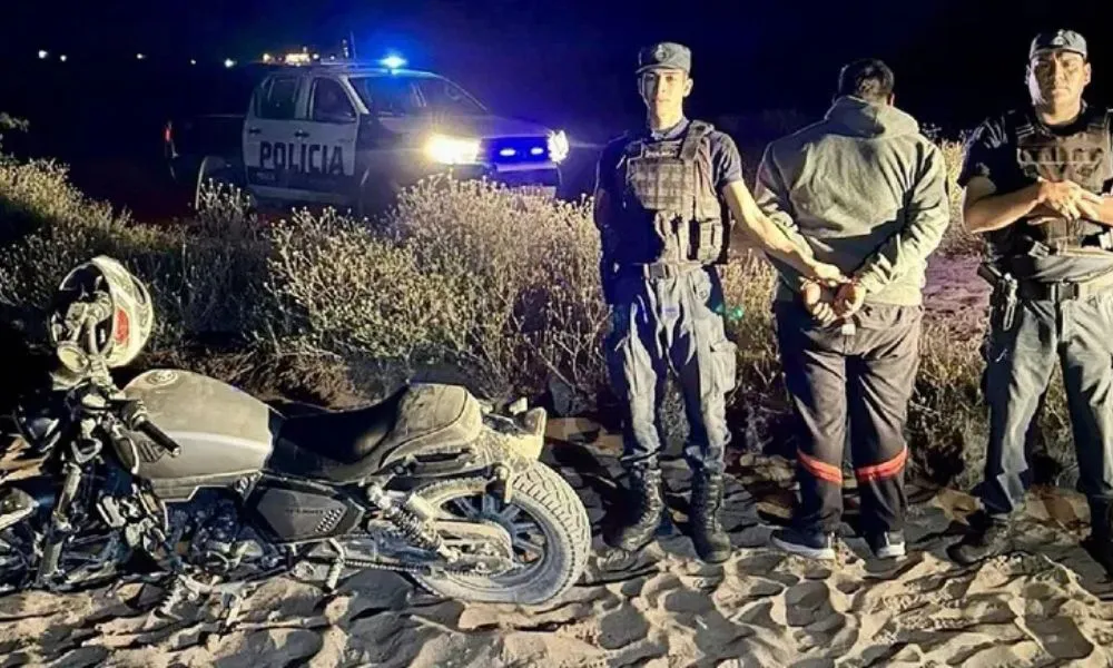 Persecuion y detencion en Centenario