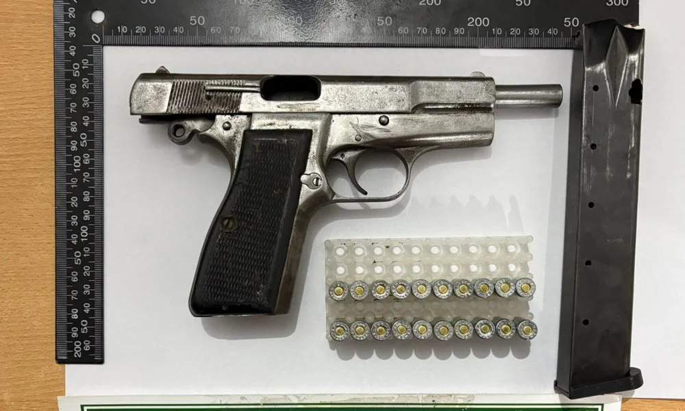 Arma secuestrada. Foto Prensa Gendarmería
