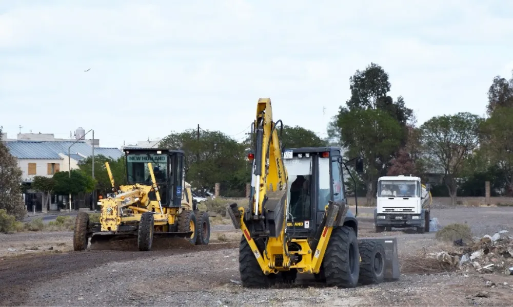 limpieza barrio Los Aromos