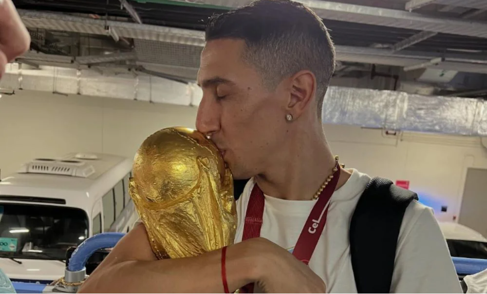 Di María utilizó sus redes sociales para respaldar al plantel.