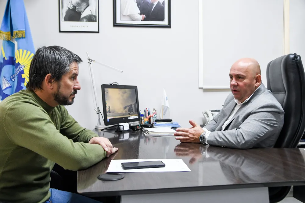 SASTRE Y MERINO SE REUNIERON PARA AUNAR CRITERIOS Y TRABAJAR CONJUNTAMENTE