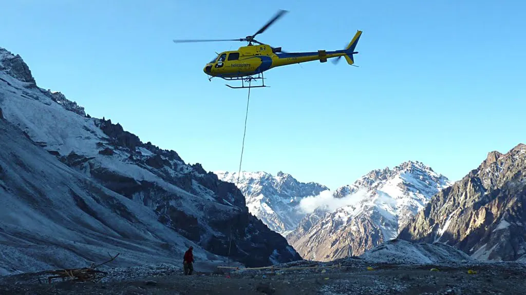 Rescate en alta montaña