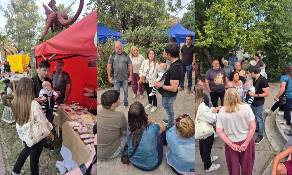 Gobernador Ignacio Torres en la fiesta de la Cereza