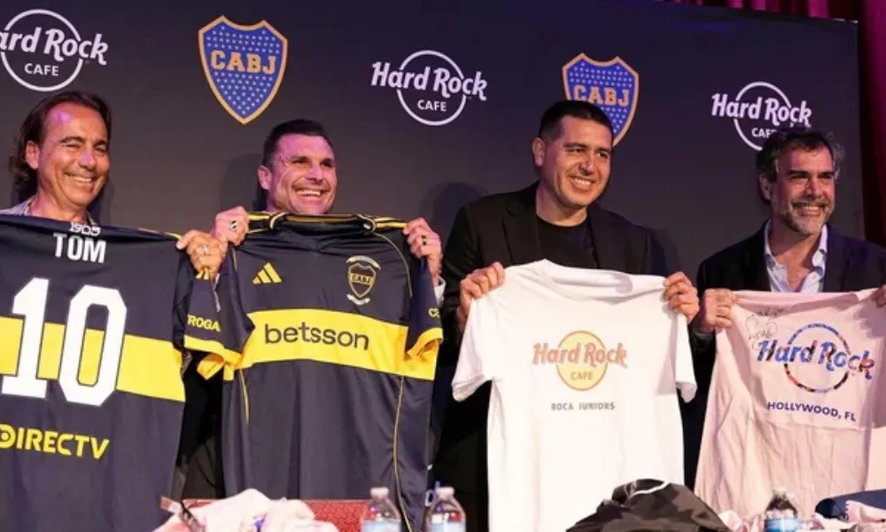 Presentación del proyecto en la Bombonera