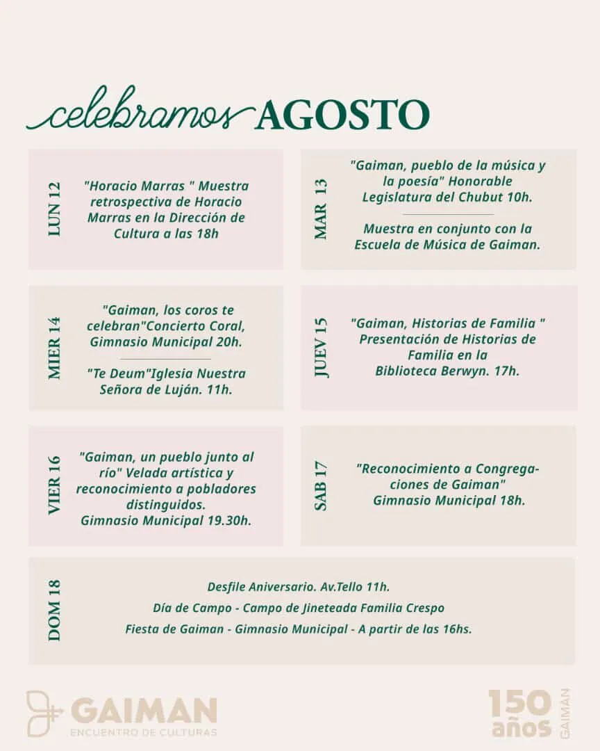 Programa de actividades