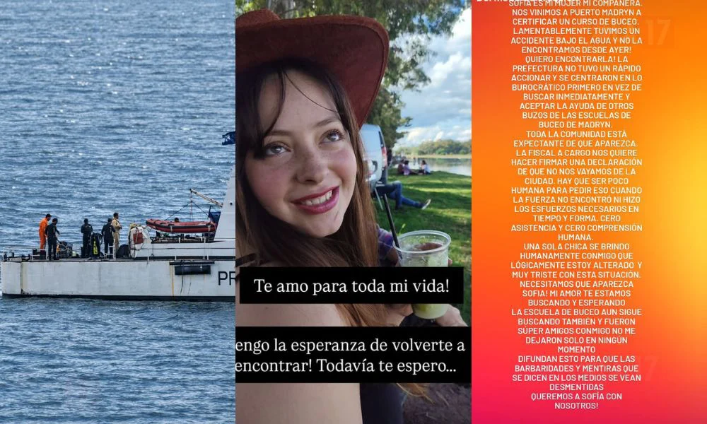 Buzo desaparecida en Madryn