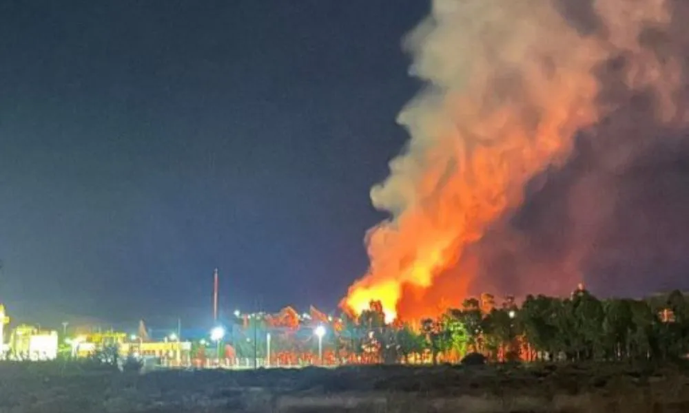 incendio planta de YPF