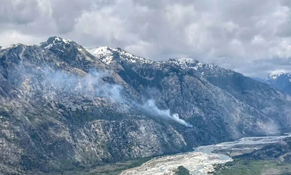 Incendio de baja intencidad en Lago Puelo