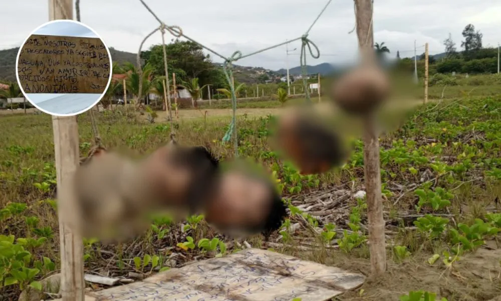 Hallan cabezas humanas en una playa de Ecuador. Foto El Diario