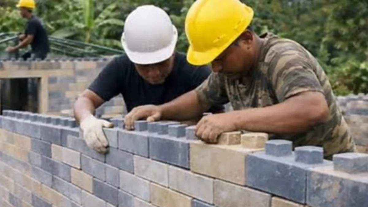 Construcción con ladrillos plásticos. Foto: elesquiu.com
