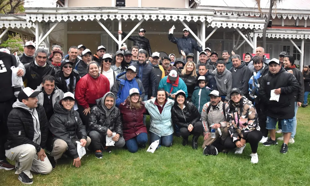 Protagonistas de la Doble Camarones Caravana del Recuerdo