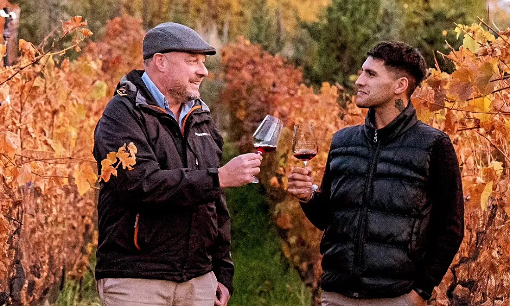 Viñas del Nant y Fall Trevelin (Foto: Facebook)