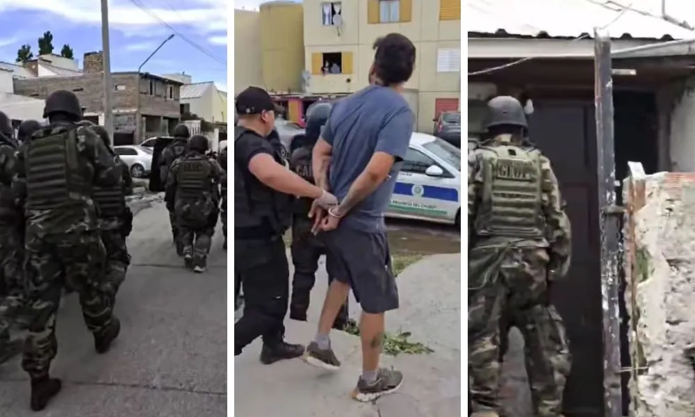 Allanamiento en Trelew