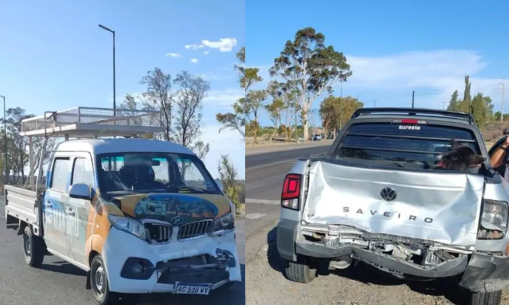 Choque en acceso a Rawson