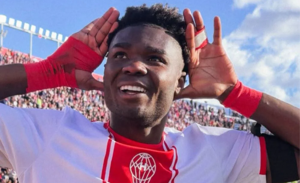 Jordy Caicedo. Foto Club Atlético Huracán.