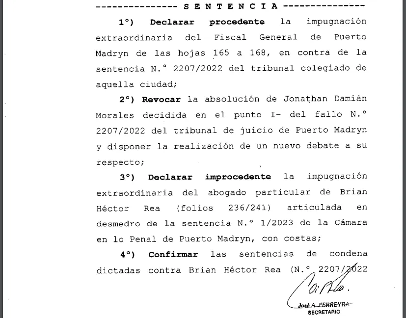 senrtencia