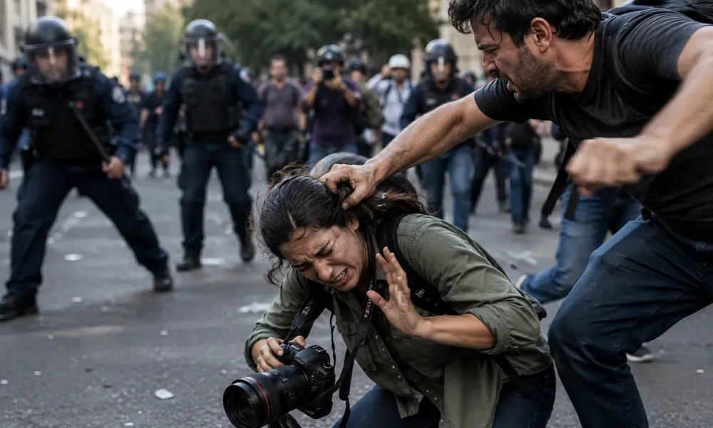 agresion prensa
