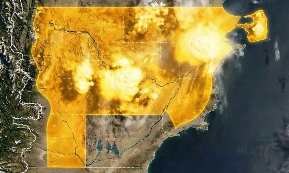 Mapa Alerta Amarilla