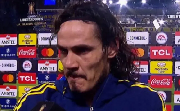 SE PICÓ ENTRE CAVANI Y UN PERIODISTA