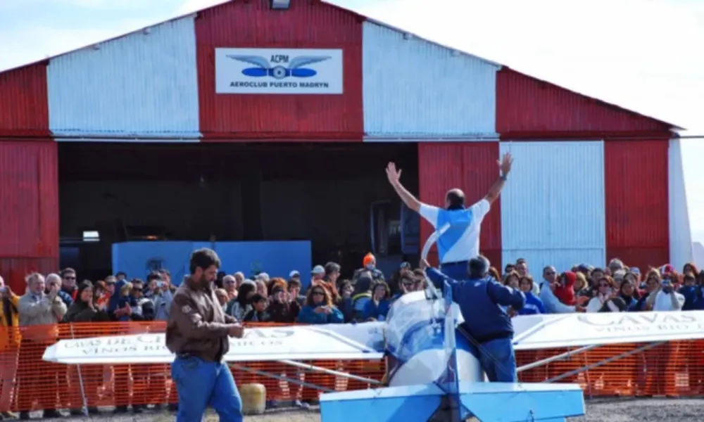 Festival aéreo en Puerto Madryn