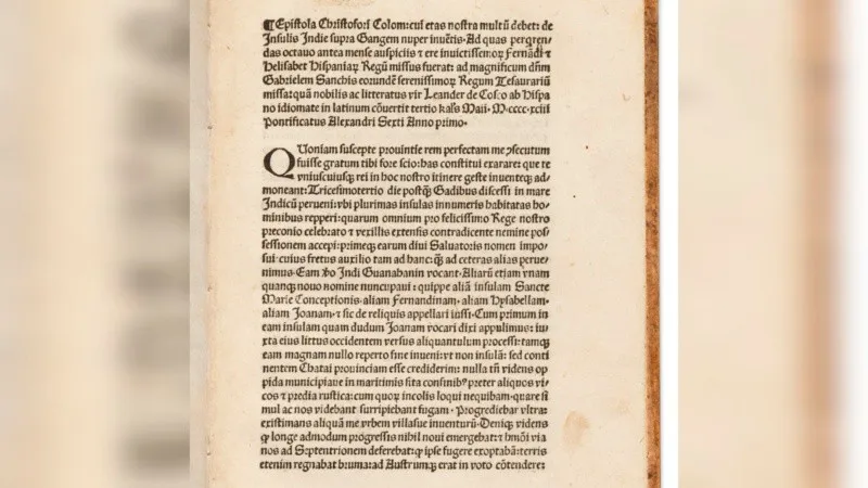 Carta de Colón