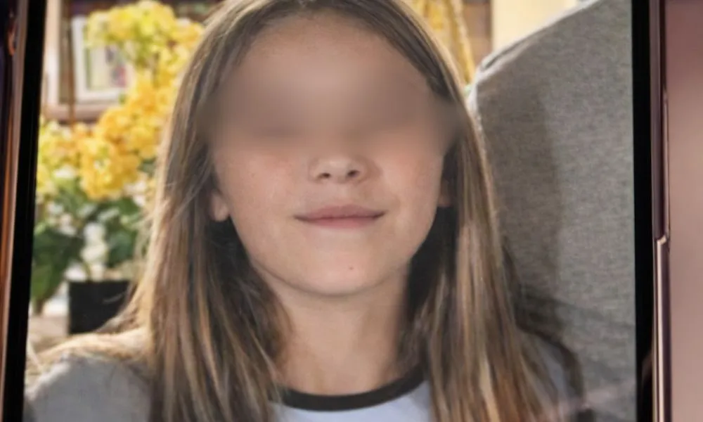 Nena baleada en navidad imagen reeditada por LA17