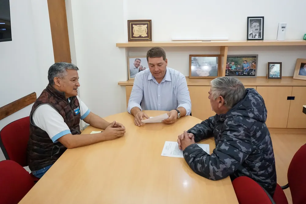 Veteranos de la Guerra de Malvinas le presentaron a Biss el proyecto Paseo Malvinero