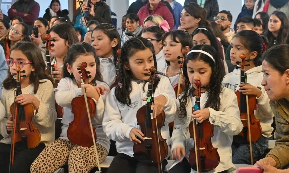 Orquesta infantil barrio Perón