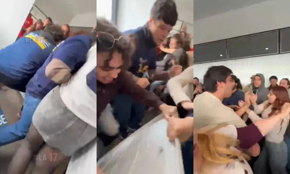 Echan a trompadas a estudiantes libertarios