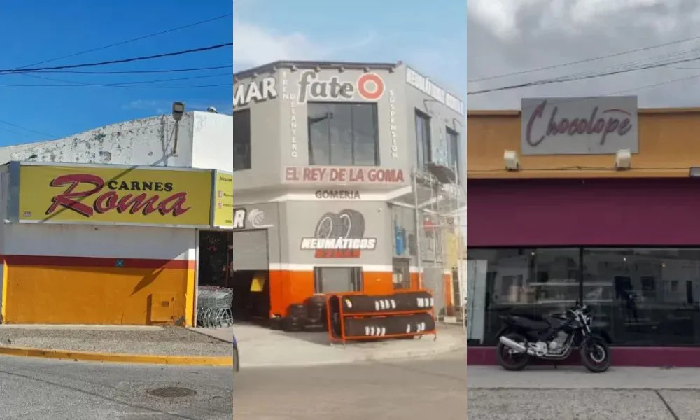Comercios baleados