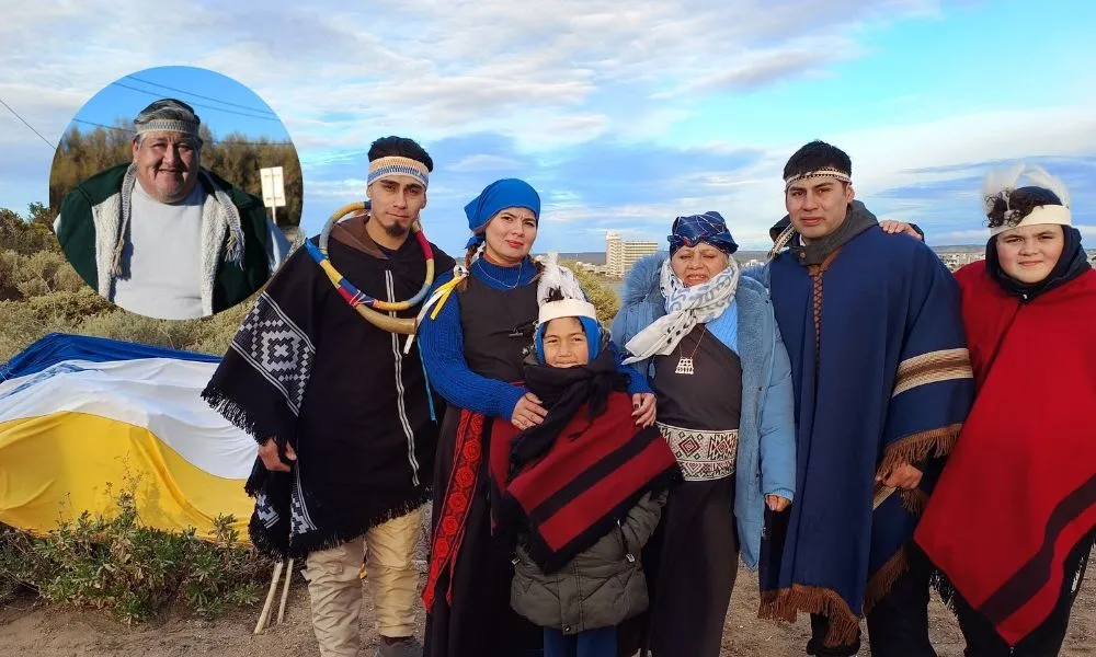 Familia de Ángel Ñanco y su recuerdo