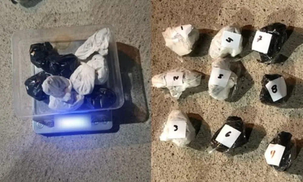 Llevaban marihuana en una moto sin patente