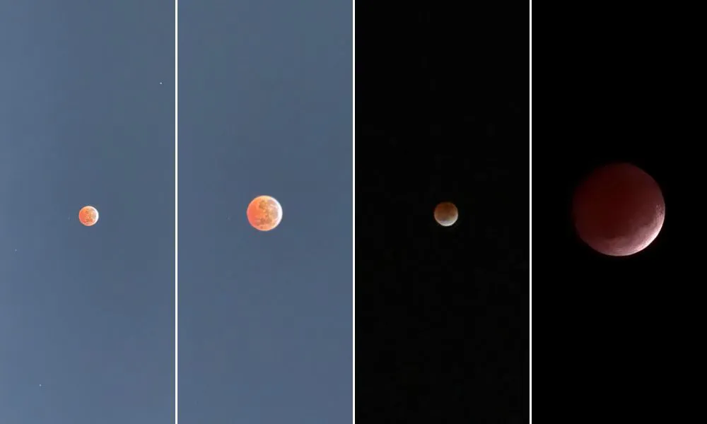 Eclipse de luna en Puerto Madryn