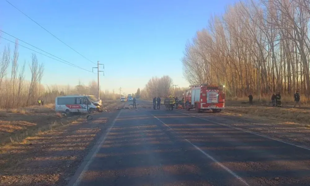 Fuerte choque en Ruta 7 a la altura de San Patricio del Chañar