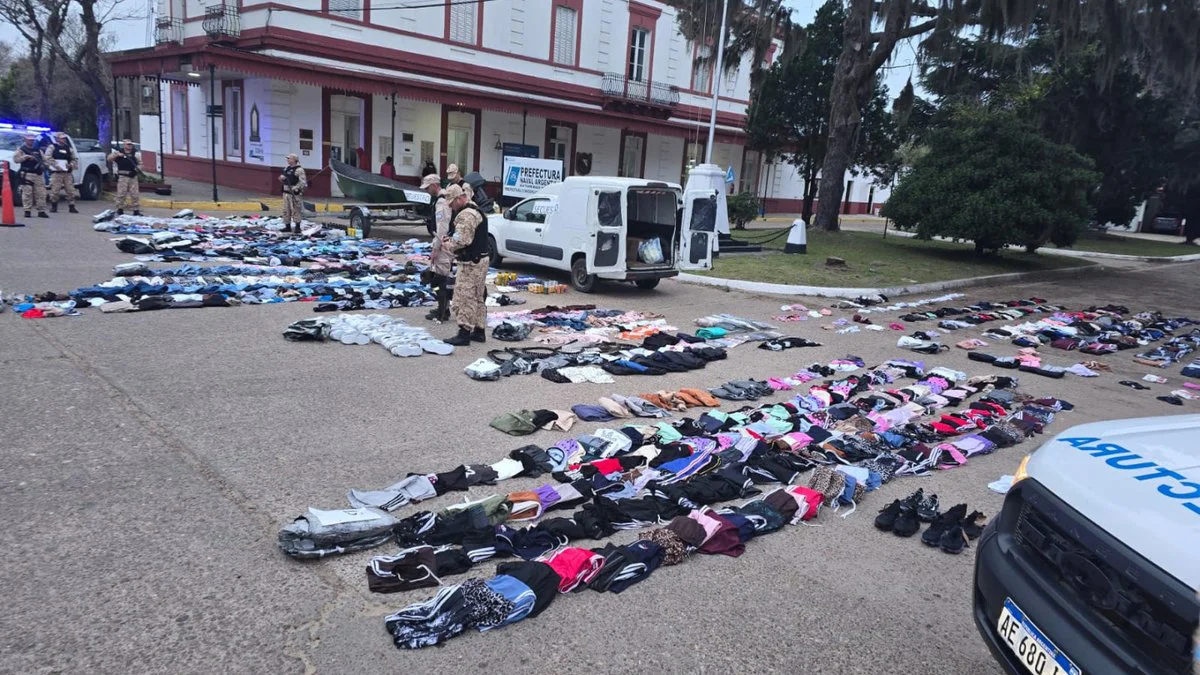 Prefectura secuestró un cargamento de mercadería