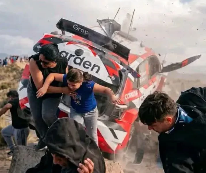rally accidente