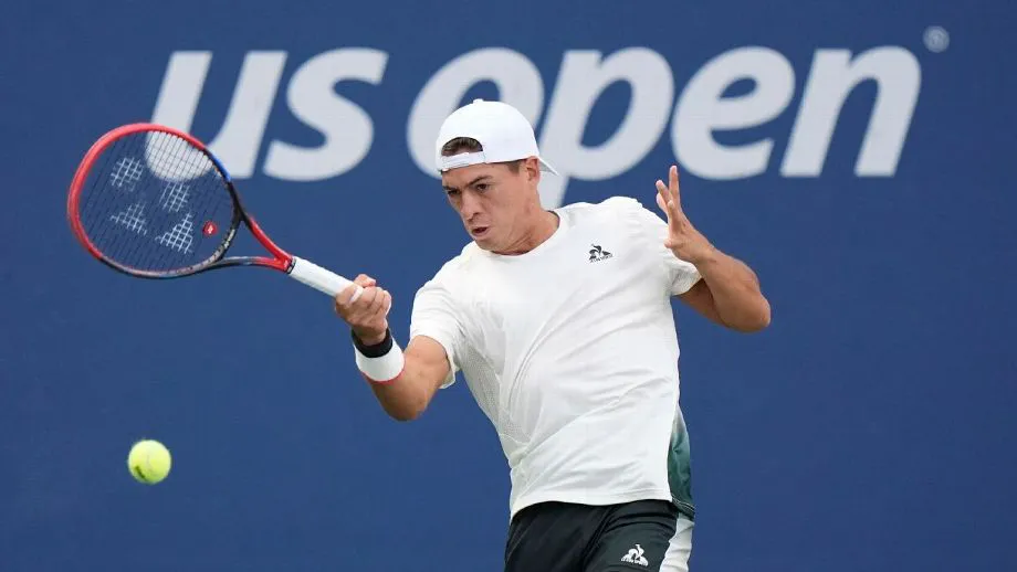 Seba Báez no pudo finalizar su partido de segunda ronda en el US Open