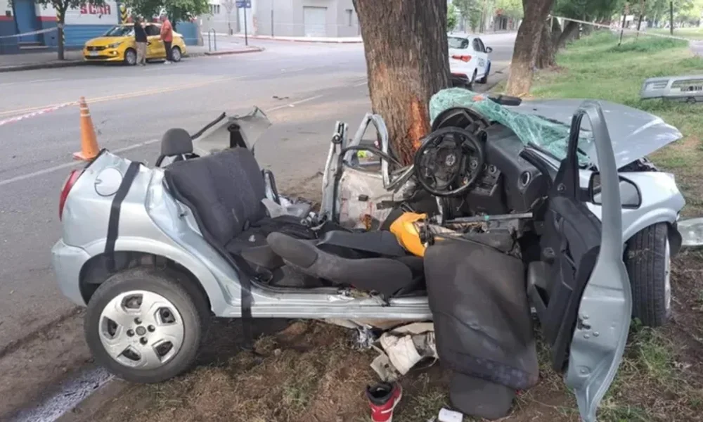 El siniestro ocurrió sobre la avenida Eduardo Bulnes al 1400.