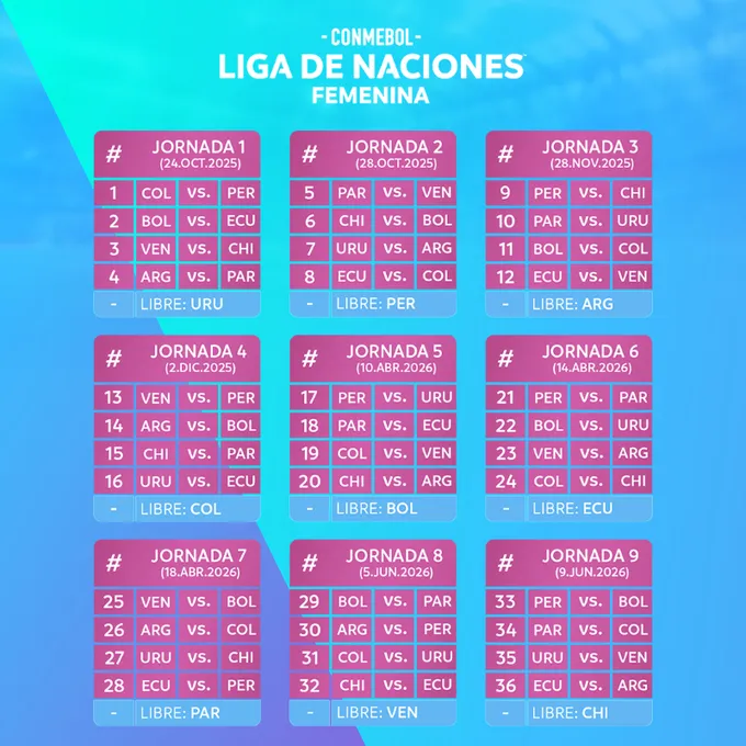 Fixture Argentina.