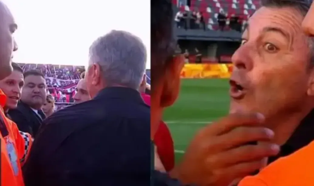 Gariano protagonizó un cruce con el entrenador Frank Kudelka