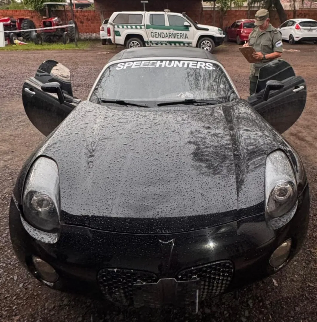 Auto de alta gama secuestrado por Gendarmería