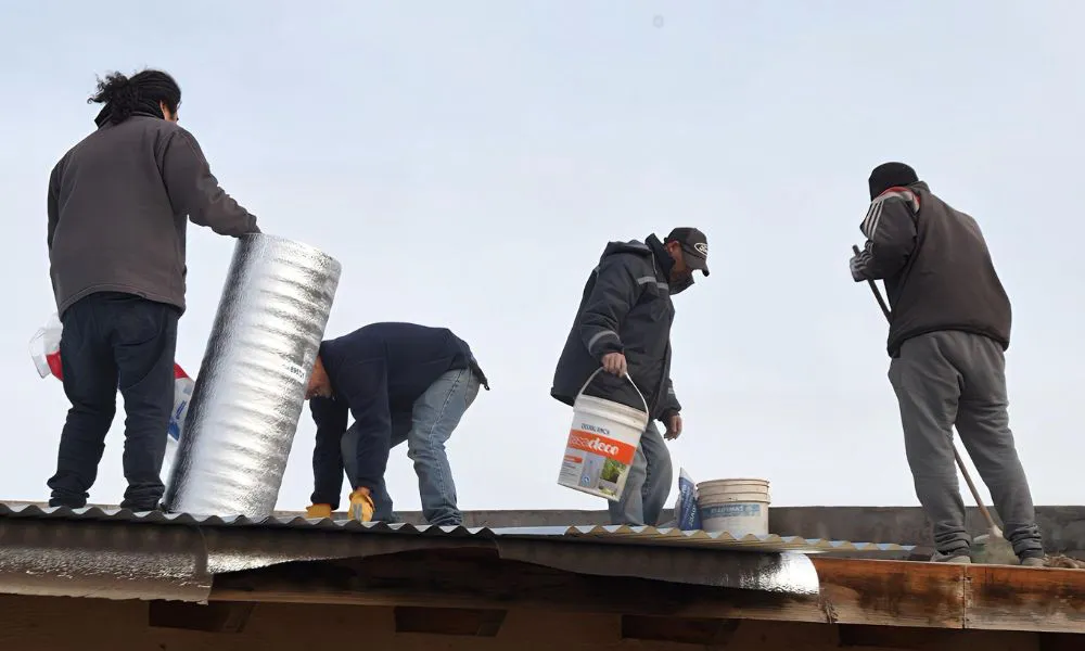 El centro de jubilados Justicia Social avanza con obras