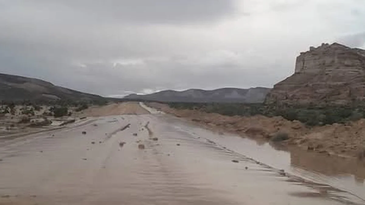 La ruta se hizo rio en la meseta