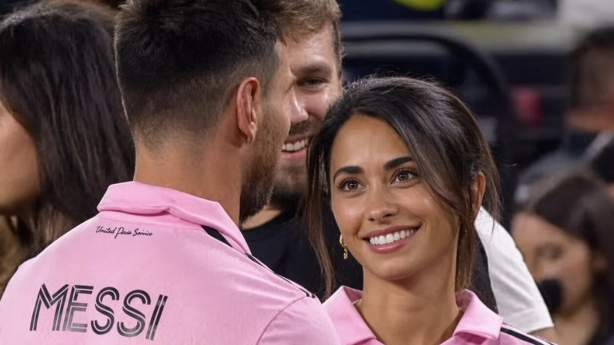 Antonela y Messi