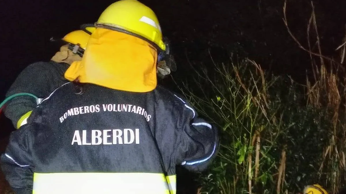 Bomberos voluntarios de Colonia Alberdi