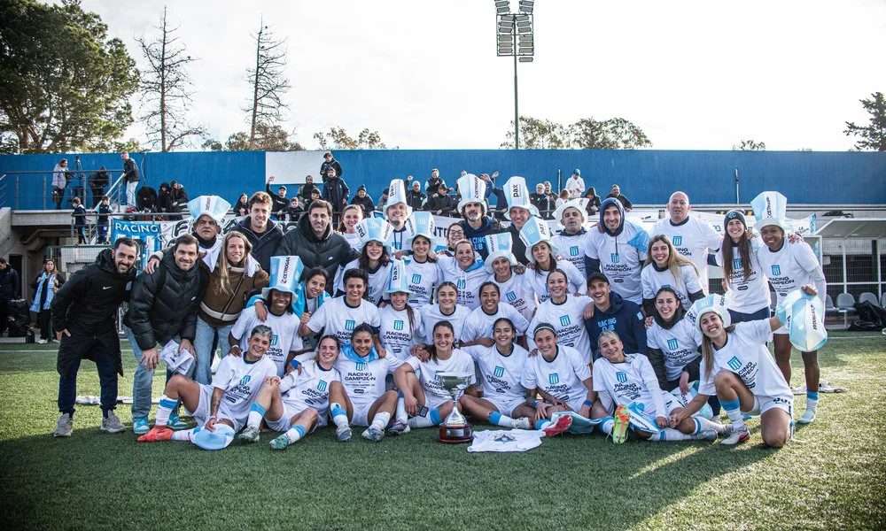 Racing Club campeón de la Liga Femenina. Foto X @RacingClub