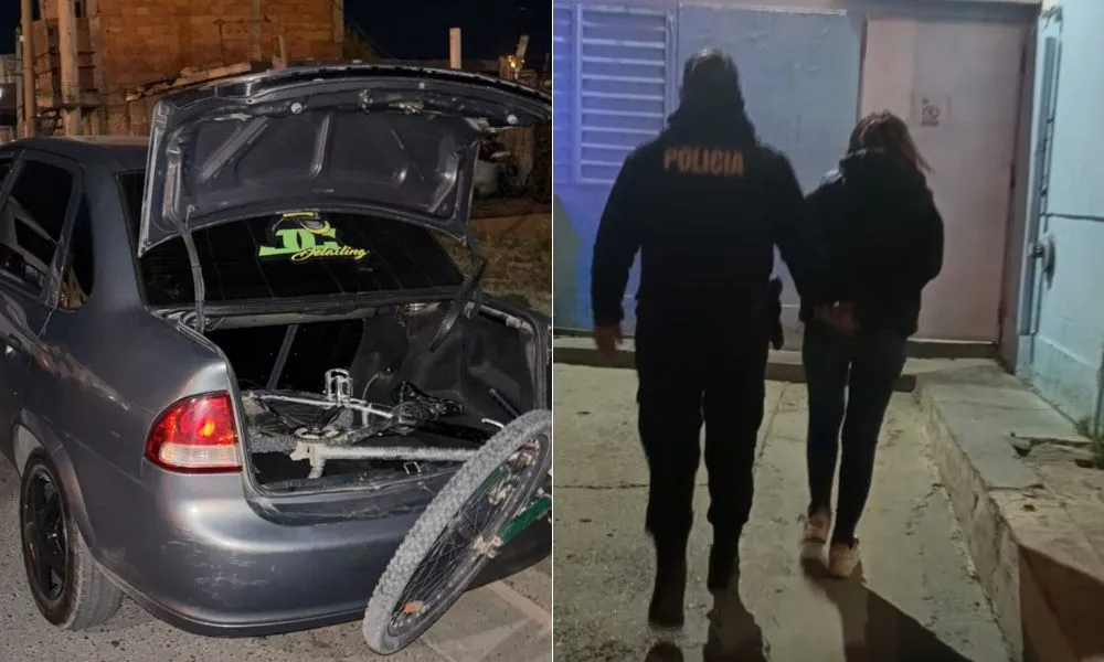 Una mujer fue detenida en Comodoro Rivadavia tras robar una bicicleta y huir en un auto de Uber