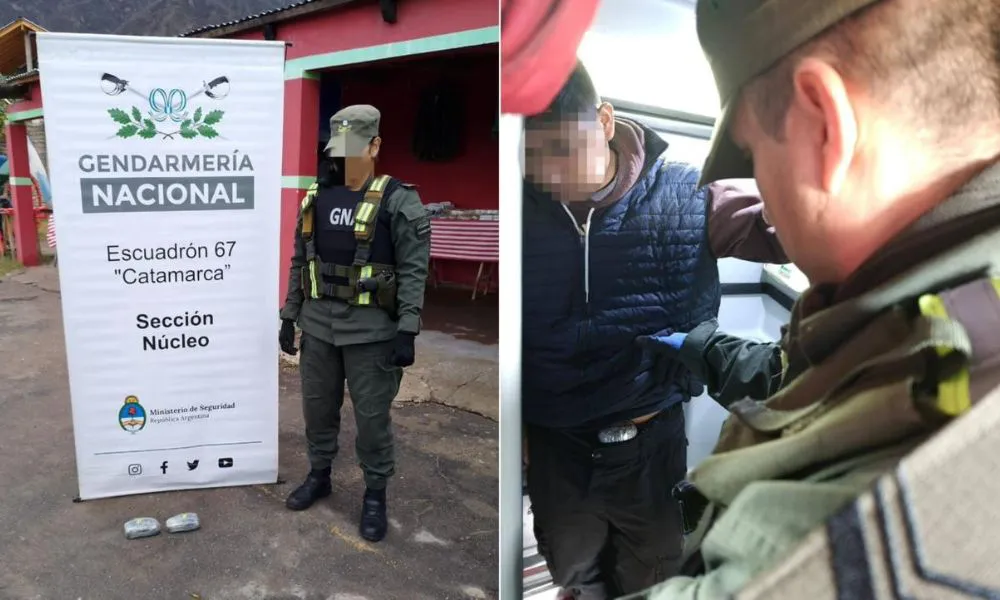 Detuvieron a un pasajero con casi medio kilo de marihuana en un colectivo en Catamarca